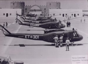 1971_CREACION DE LA UHEL II. BASE SANTIAGO EN AAIUN